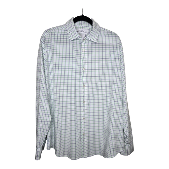 Mizzen+Main Other - Mizzen + Main Leeward Hopkins Check Standard Fit Dress Shirt Size Large L-9022